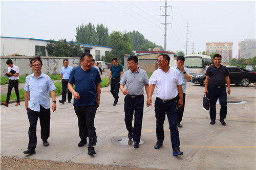 The mayor of Qingzhou City, Shandong Province, Ju Liqiang and his party came to our company to inspect and guide the work