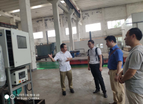 Professor Liu Jiankun from Sun Yat-sen University and Professor Hu Tianfei from Shijiazhuang Railway University visited our company